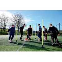 Precision Mini Slalom Pole 12 Units Transparant 150 cm