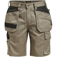 Jobman 2722 Craftsman Short Khaki/Zwart - Maat C42