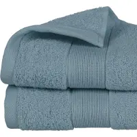 Atmosphera Badhanddoek Towelmaster - 8x - zeeblauw - luxe - 50 x 90 cm - katoen - 450 grams - badkamer handdoek