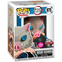 Pop Animation: Demon Slayer - Inosuke Hashibira (with Chase) (Flocked) - US Exclusive - CONFIDENTIAL