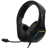 Krom Kopa 7.1, Kabel, 20 - 20000 Hz, Gaming, 330 g, Hoofdtelefoon met microfoon, Zwart