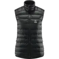 Haglöfs - Women's Roc Down Vest - Donzen bodywarmer S, zwart/grijs