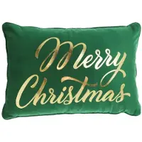 Unique living sierkussen merry dark green 40x60cm
