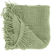 Unique living plaid kos tea green 127x152cm