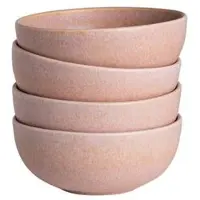 Fonq Mixed Ceramics Kommen 4st. - Ø 15 cm - Dusty Rose