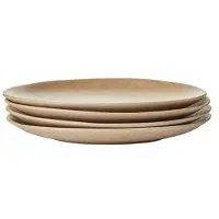 Fonq Mixed Ceramics Dinerborden 4st. - Ø 26,5 cm - Zand