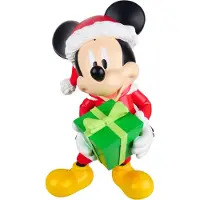 Disney Tuinbeeld Mickey En Vrienden Mickey Mouse Met Cadeau Groen 33,5 X 28,5 X 48,5 Cm