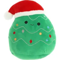 Unique living Kerstkussen Xmas Icons Kerstboom Groen 40 X 40 X 10 Cm