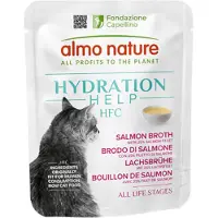 Almo Nature HFC Hydration Help Kattenvoer Zalmbouillon met Zalmfilet 50 gr