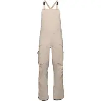 Black Diamond - Skibroeken - M Factor Bibs Moonstone voor Heren van Nylon - Maat M - Beige