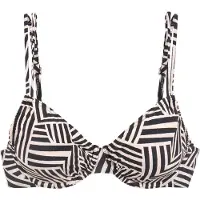 LASCANA Bikinitop met beugels Cleo met geometrische print | Maat EE