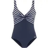 LASCANA Badpak navy / wit
