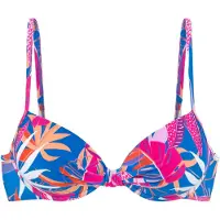 Buffalo Bikinitop blauw / mintgroen / pink / fuchsia