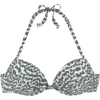 LASCANA Bikinitop olijfgroen / wit