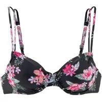 LASCANA Bikinitop olijfgroen / pink / pastelroze / zwart