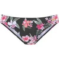 LASCANA Bikinibroek smaragd / pink / rosa / zwart