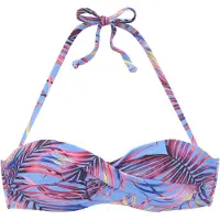 LASCANA Bikinitop blauw / gemengde kleuren