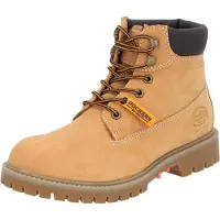 Dockers by Gerli Veterboots '53AX103' mosterd / zwart