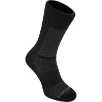 Wrightsock Merino Coolmesh II Lightweight Crew (Maat - S, Kleur - Grey/black)
