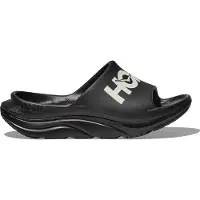Hoka One One Ora Athletic Slide Recovery Shoes Black/White Unisex || Maat: 34.2/3