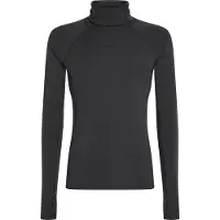 Icebreaker - 300 MerinoFine Polar L/S Roll Neck - Merino-ondergoed L, zwart