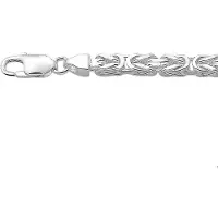 The Jewelry Collection Zilveren Collier konings 5 1013294 50 cm