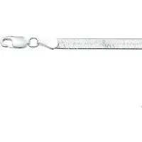 Trendjuwelier huiscollectie 1002429 Zilveren Ketting Gourmet Plat 4,5 mm