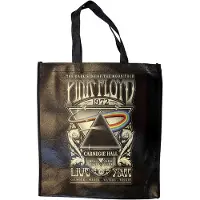 Pink floyd , Carnegie Hall, poster. Eko-boodschappentas, zwart