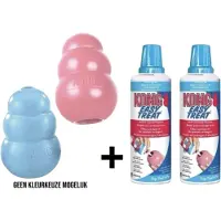Kong puppy met easy treat puppy S + 2x226 gr