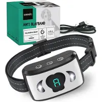 Animigo Anti Blafband voor honden - zonder schokken - Met ultrasoon geluid en trillingen - Oplaadbaar
