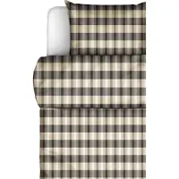 Marc O'Polo Dekbedovertrek Hillan Black Flanel-140 x 200 / 220 cm | 1-Persoons