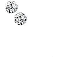 The Jewelry Collection TFT Oorknoppen Zirkonia Zilver Glanzend 3.5 mm rond