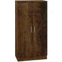 vidaXL Schoenenkast 55x35x108 cm bewerkt hout gerookt eikenkleurig