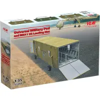 Premium SPEED Modelbouwpakket Militaire voertuigen - 53201 Universele Militaire Pod en M8A1-landingsmat Plastic - 1:35 - Modelbouw