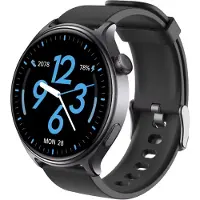 Maoo GTR Serie 2 Smartwatch Heren – Stainless Steel & TPU Band – Stappenteller, Hartslagmeter, Slaapmonitor – Multisport – Android & iOS – Zwart