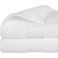 Atmosphera Badhanddoek Towelmaster - 6x - ivoor wit - luxe - 50 x 90 cm - katoen - 450 grams - badkamer handdoek