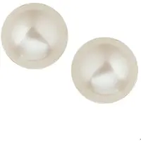 Trendjuwelier huiscollectie Oorknoppen Parel Zilver Gerhodineerd Glanzend