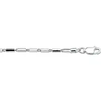 The Jewelry Collection Zilver Gerhodineerde Armband buisjes 2 1329754