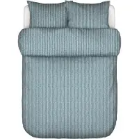 Marc O'Polo Dekbedovertrek Janne Stormy Blue Satijn-240 x 200 / 220 cm | Lits-Jumeaux
