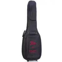 Fame "Deluxe" Gigbag E-bas zwart with rood Logo - Tas voor basgitaar