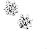 TFT Oorknoppen Zirkonia Zilver Glanzend
