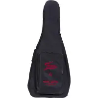 Fame Classic gitaar Gigbag Basic zwart/rood Logo - Tas voor klassieke gitaren
