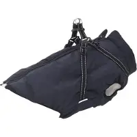 vidaXL Hondenjas met harnas waterdicht reflecterend marineblauw L44
