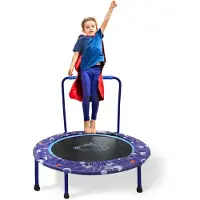 Dd Mini Trampoline - Fitness Trampoline - Kinder Trampoline - Inclusief Verstelbaar Handvat - 91cm Diameter