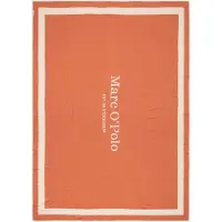 Marc O'Polo Plaid Statement Dark Coral-150 x 200 cm