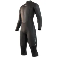 Mystic Brand Flatlock 3/2mm Long Sleeve Shorty Met Rits Op De Rug