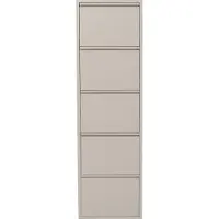 Kare design Schoenenkast Caruso creme 5 laden