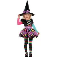 Vegaoo Verkleedkostuum voor meisjes kleur heks voor Halloween