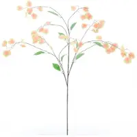 Coppens Kunst bloem Silver Dollar XL geel zijde 137cm
