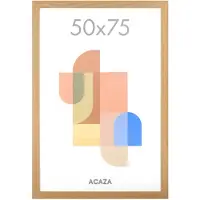 Acaza Fotokader - Fotolijst - 50x75 cm - MDF hout - Warme Eik
